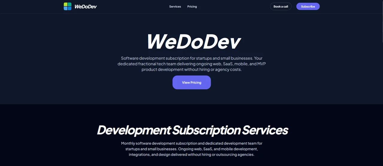 WeDoDev Screenshot