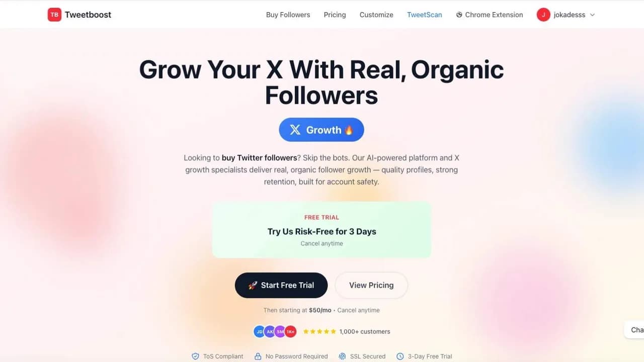 Tweetboost Screenshot