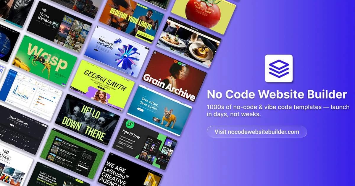 No Code Website Builder