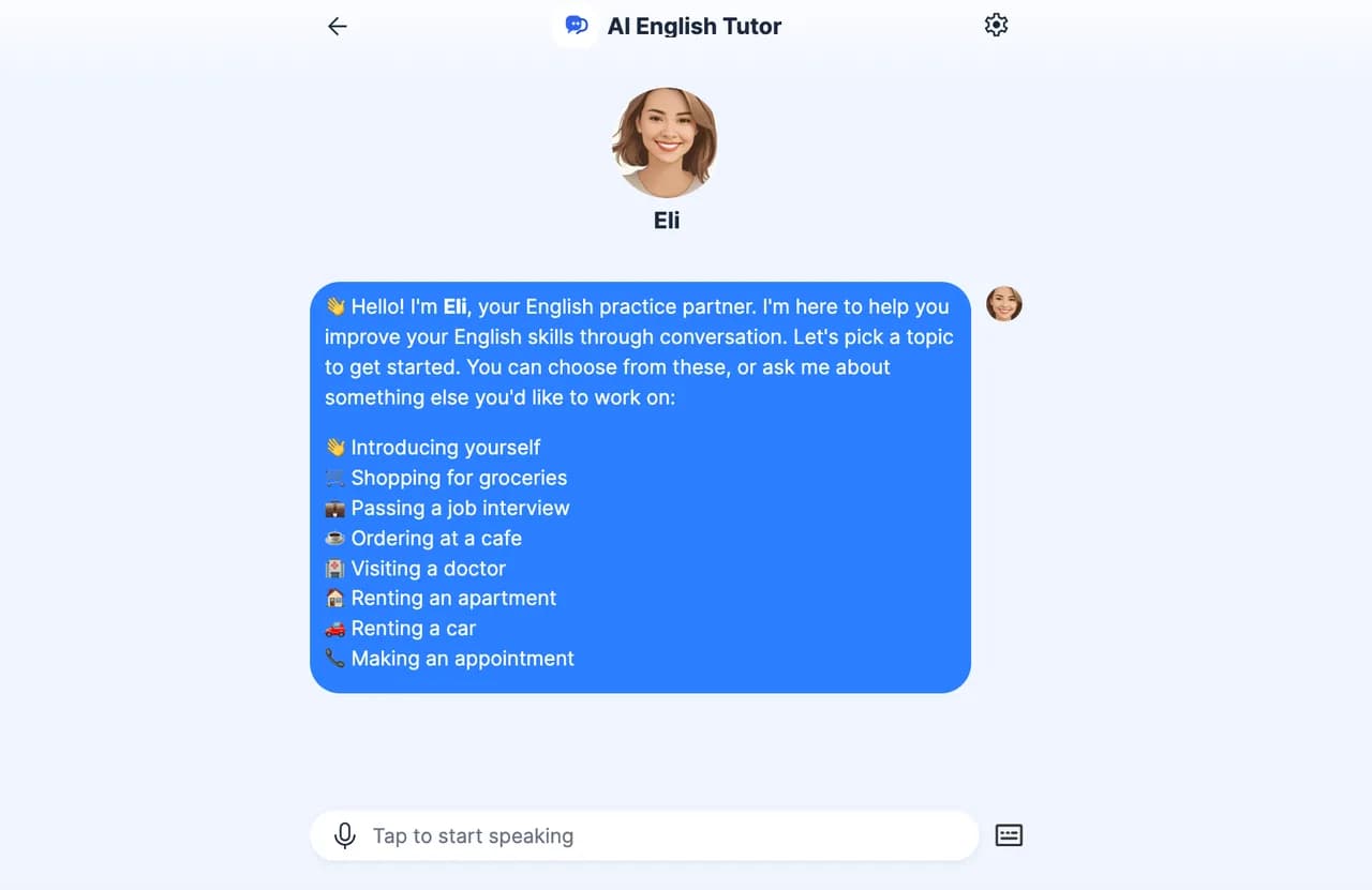 Elispeak Screenshot