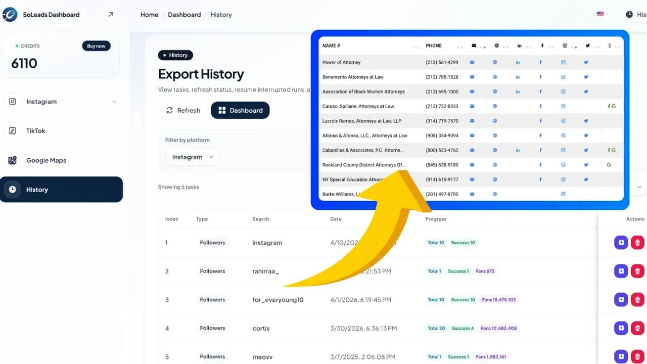 IG Follower Export Tool