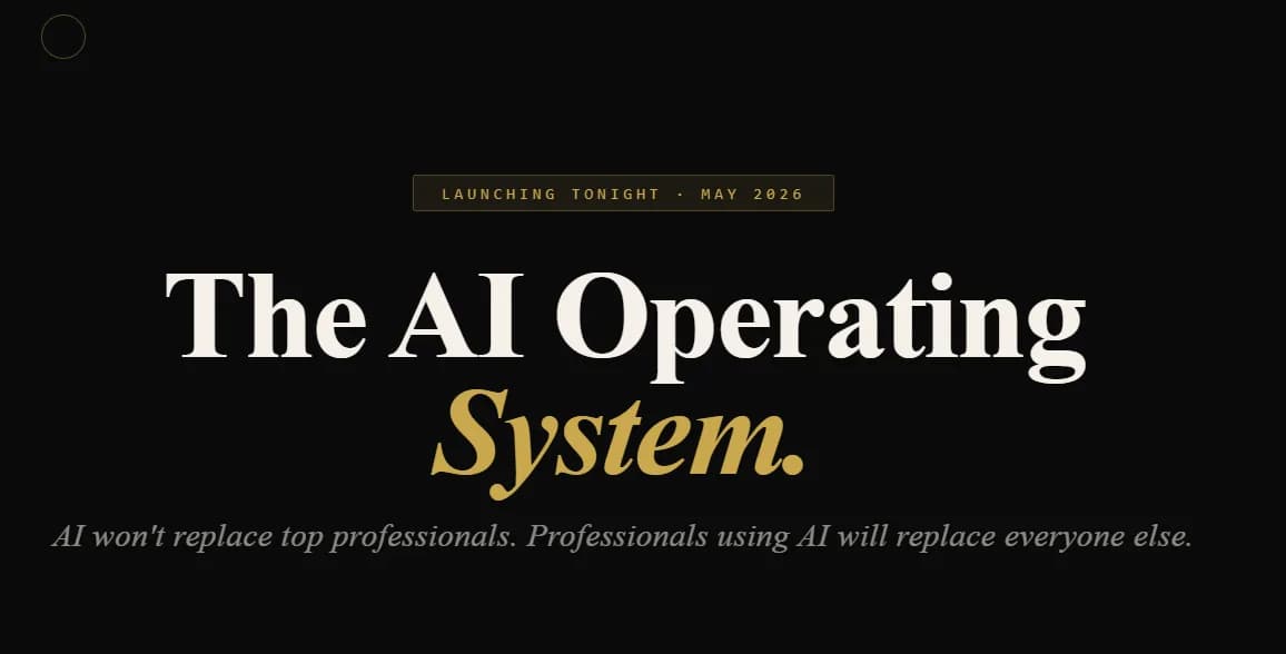 THE AI OPERATING SYSTEM (THE AI OS)