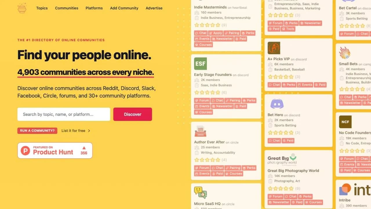 Hive Index Screenshot