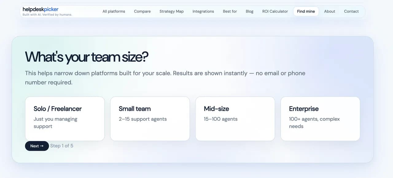 HelpDesk Picker