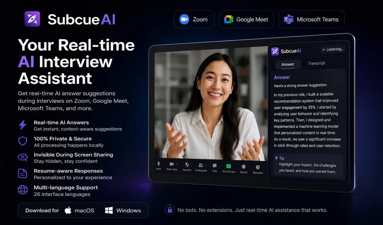SubcueAI Screenshot