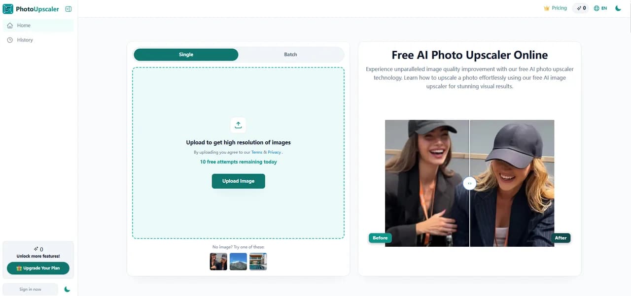 Photo Upscaler AI