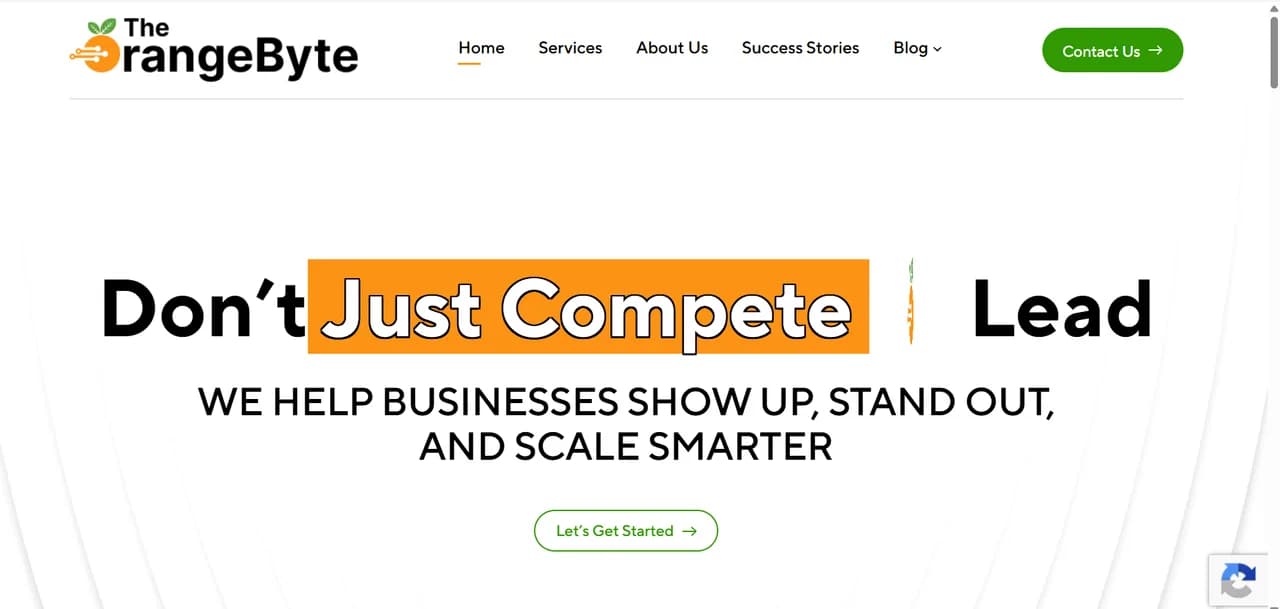 The OrangeByte Screenshot