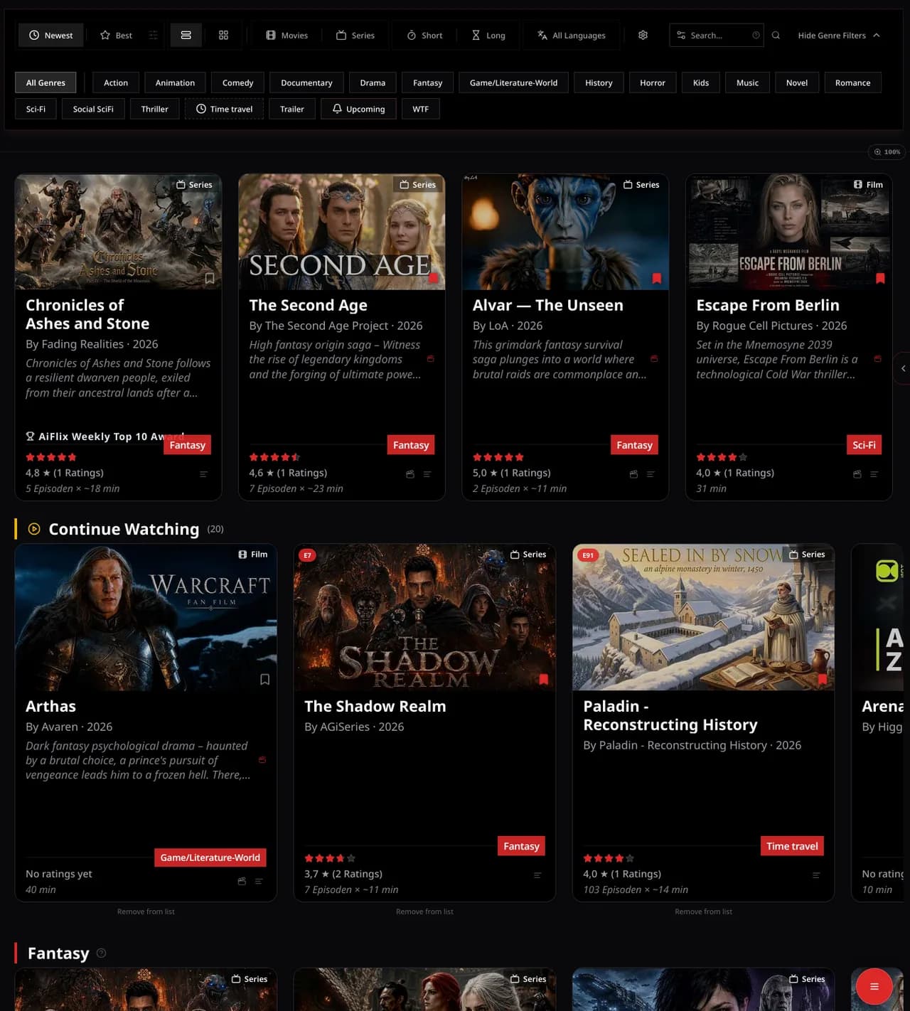 AiFlix Screenshot