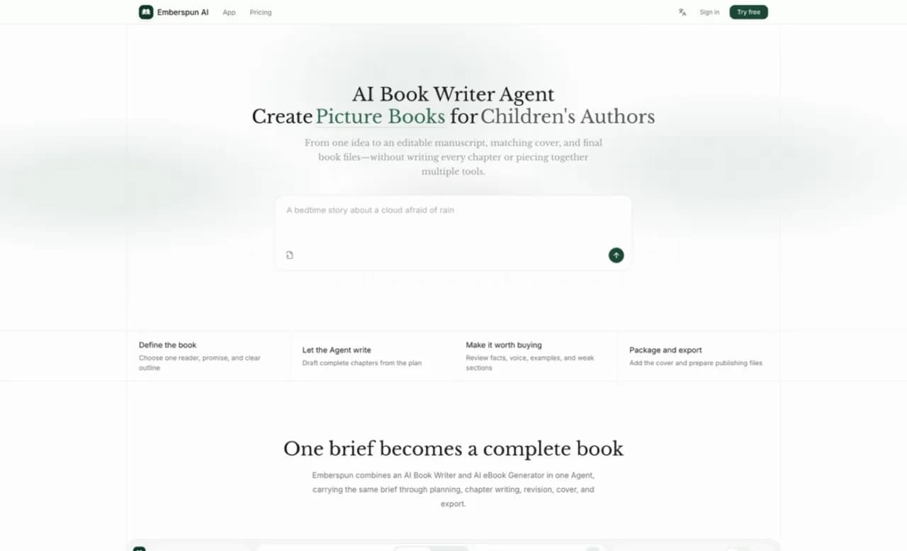Emberspun AI Book Writer