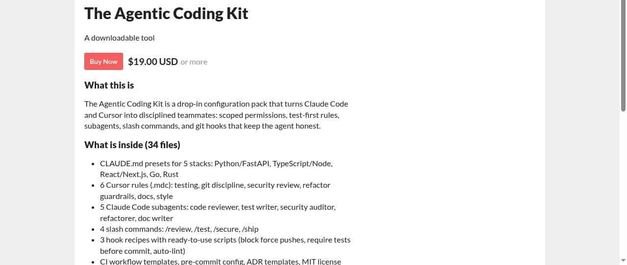 The Agentic Coding Kit Screenshot