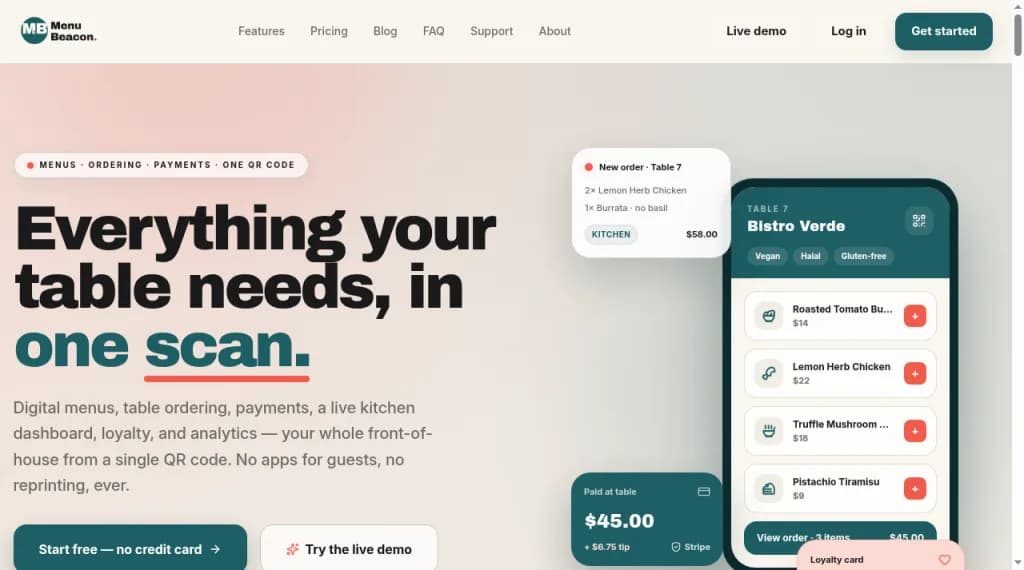 MenuBeacon