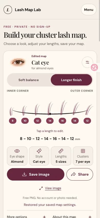 Lash Map Lab