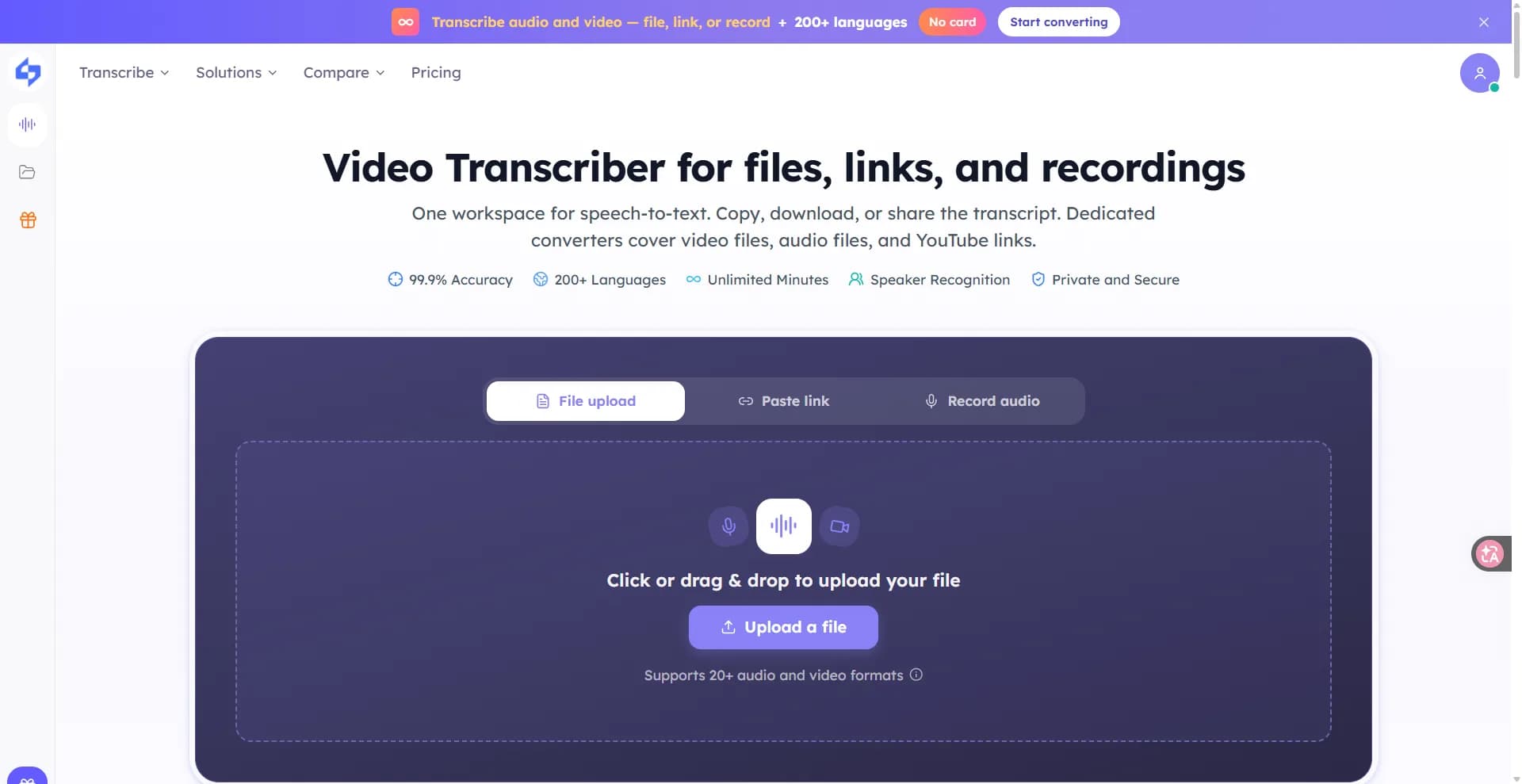 video transcriber