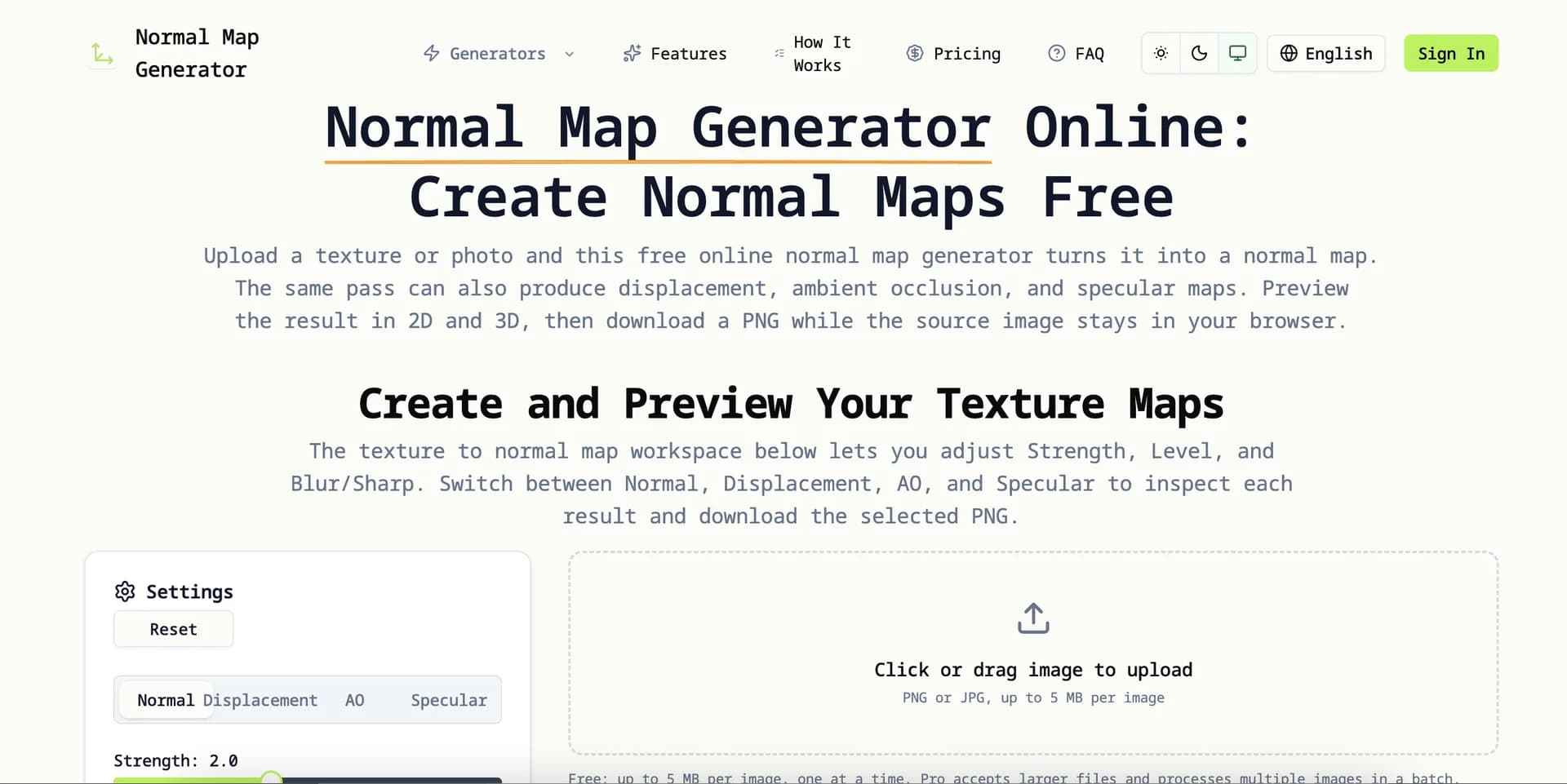 Normal Map Generator