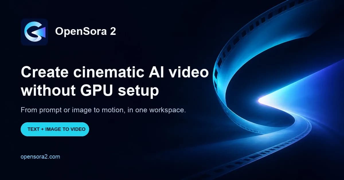 OpenSora 2 Screenshot