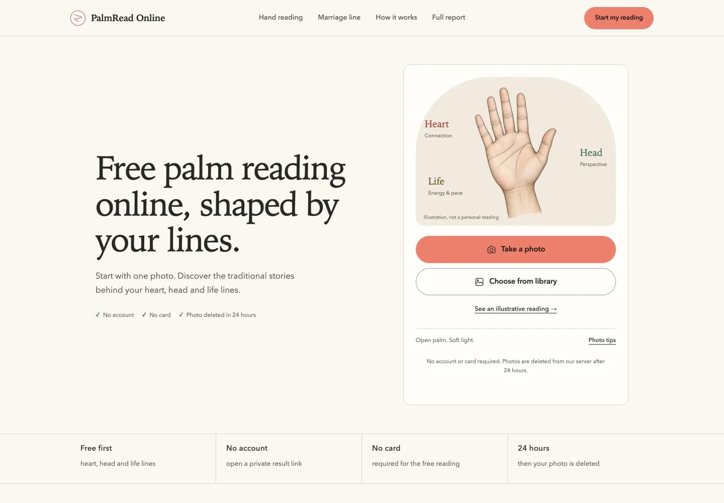 PalmRead Online