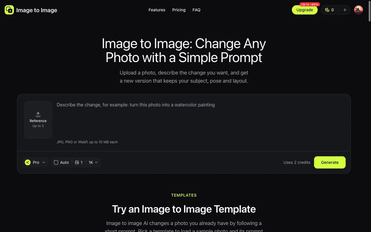 Image to Image Screenshot