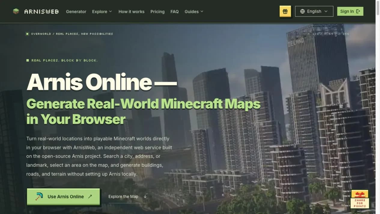 ArnisWeb Screenshot