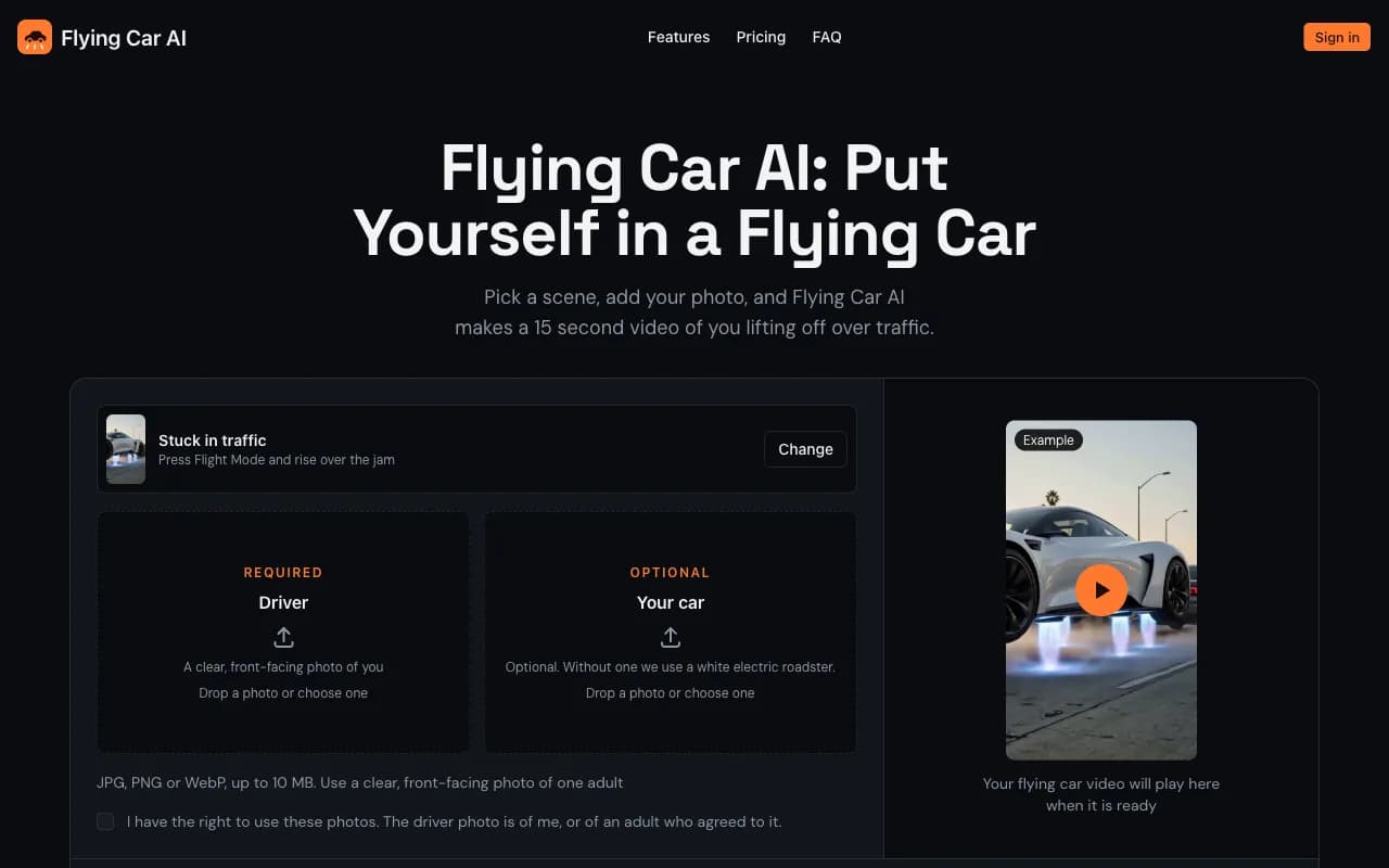 Flying Car AI