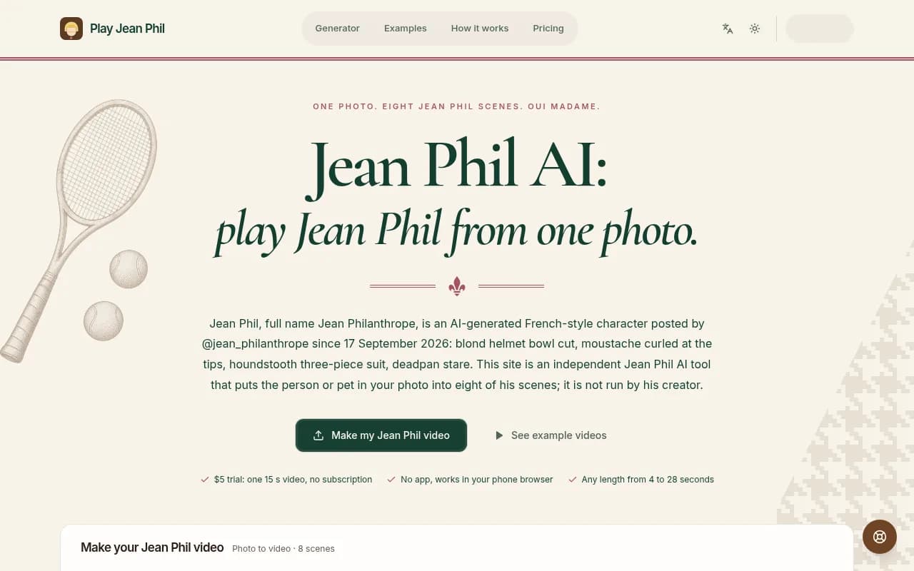 Play Jean Phil Screenshot
