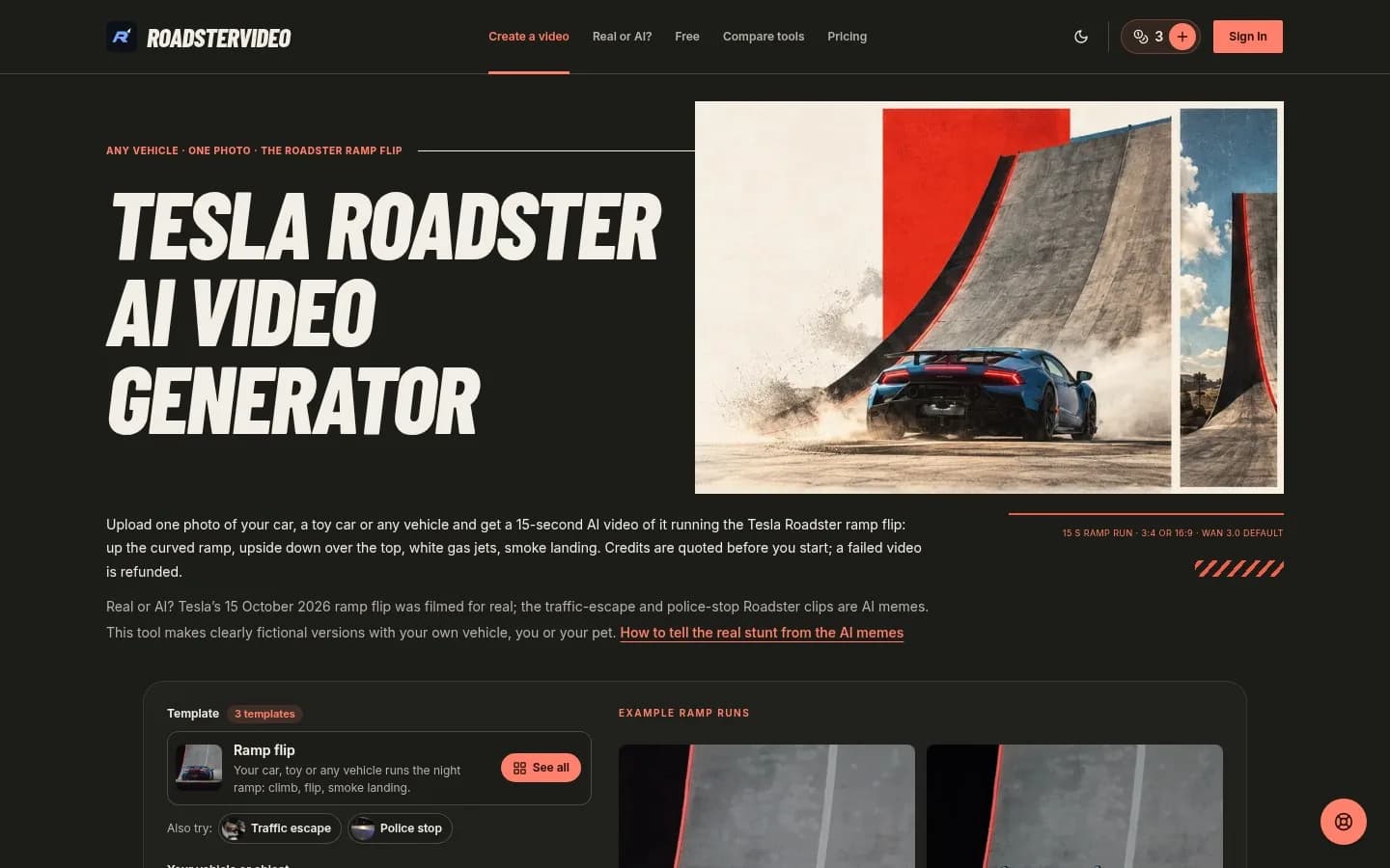 RoadsterVideo Screenshot