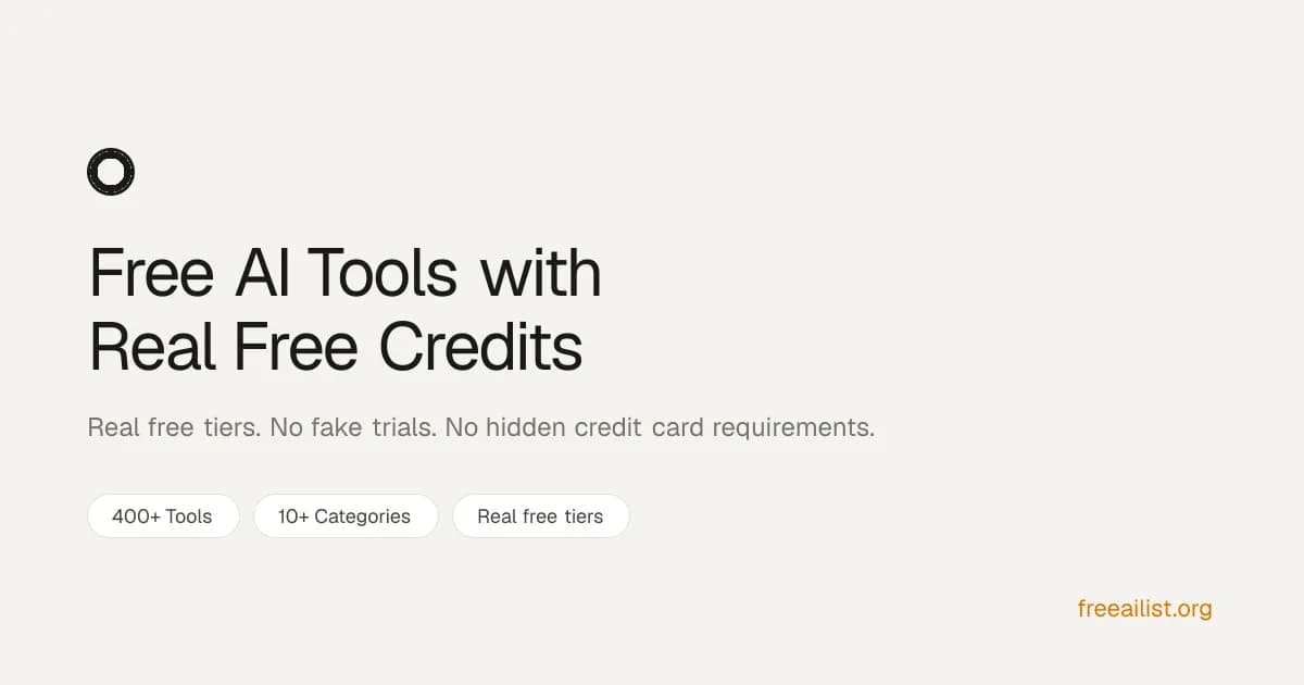 FreeAIList Screenshot