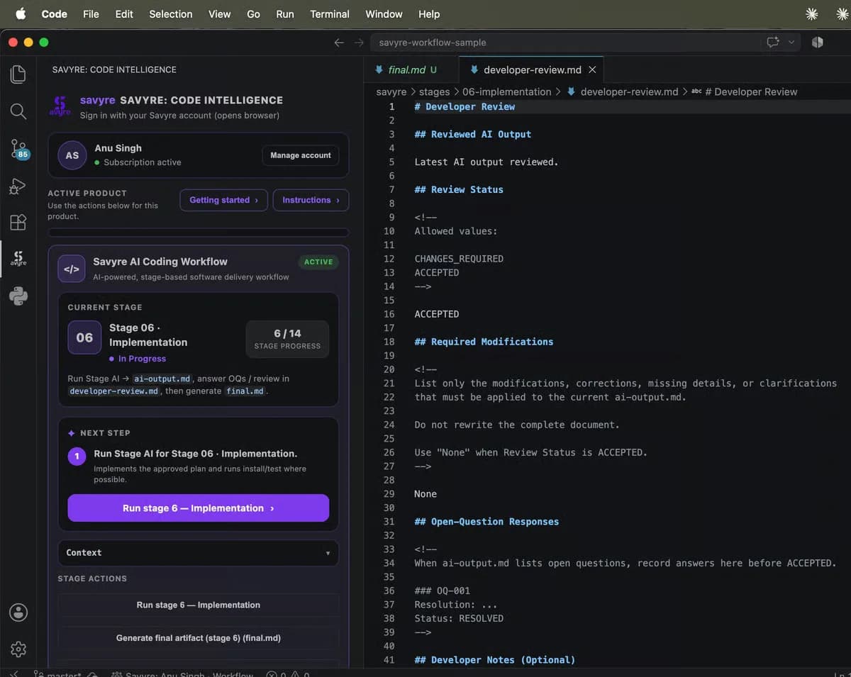 AI Coding Workflow