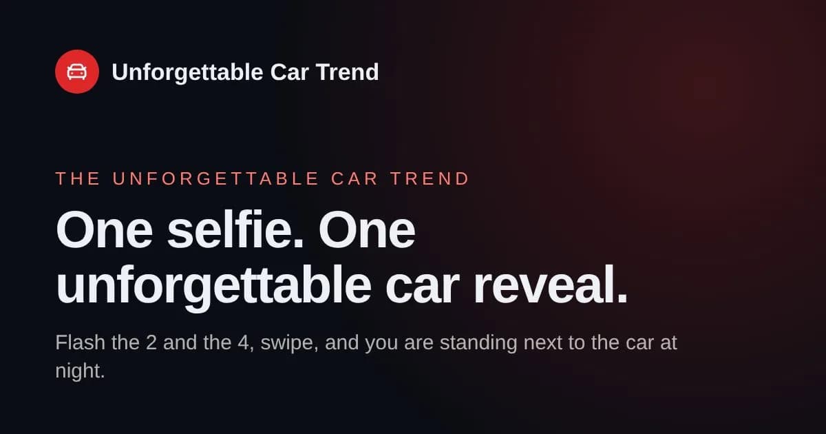 Unforgettable Car Trend Screenshot