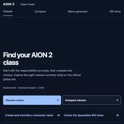 AION 2 Class Finder Logo