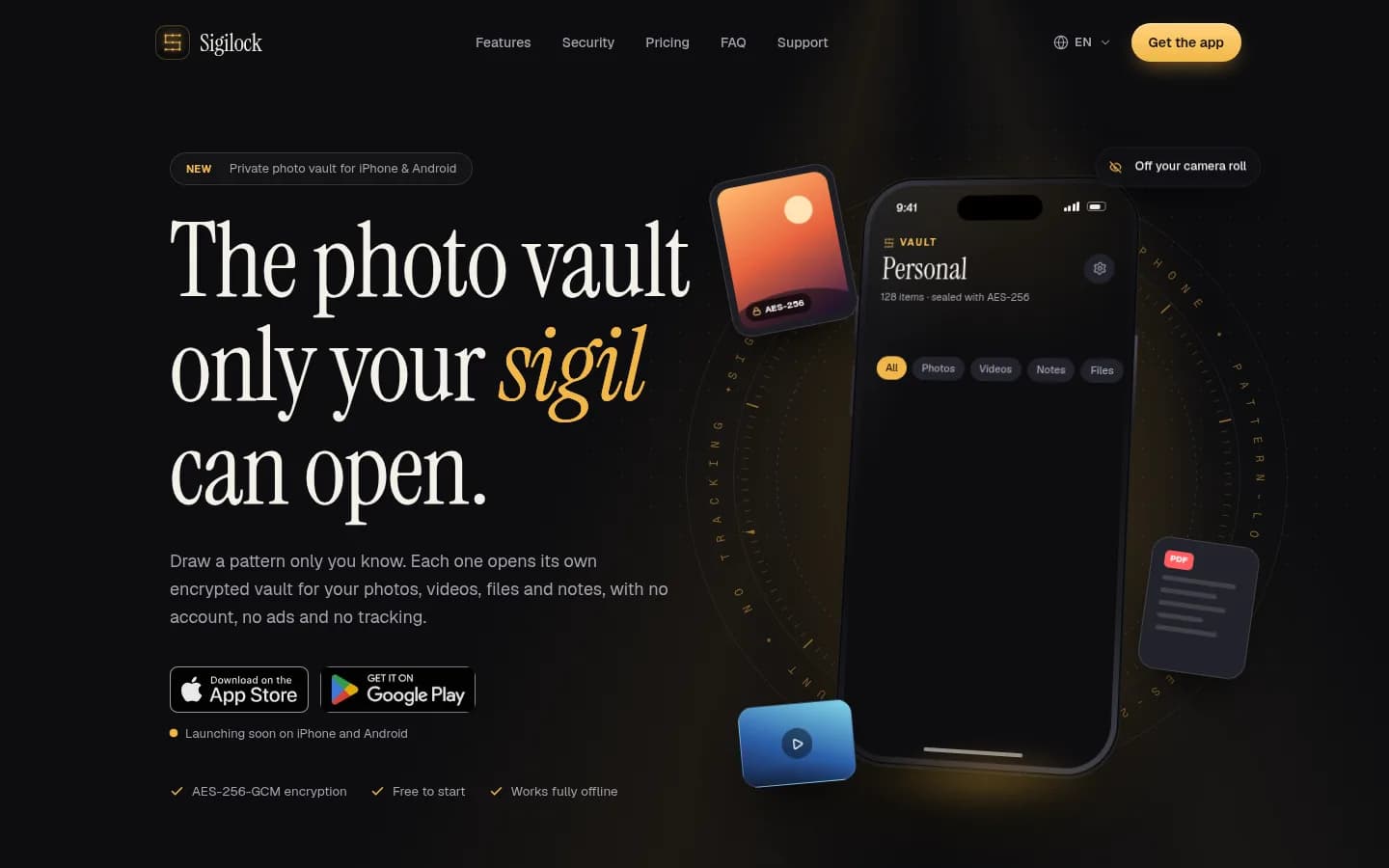 Sigilock Screenshot