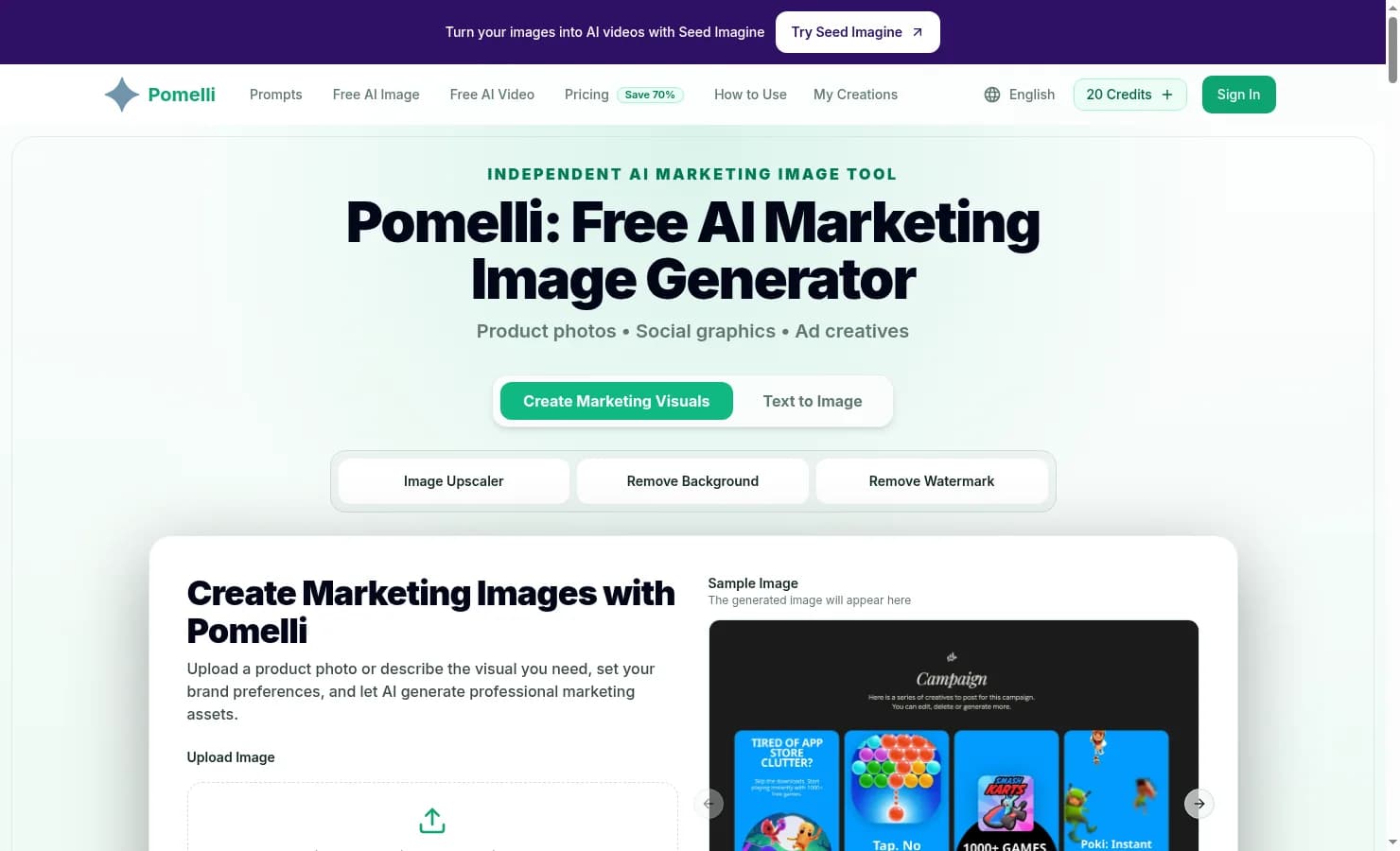 Pomelli Screenshot