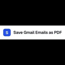 Save Gmail Emails as PDF in Bulk Logo