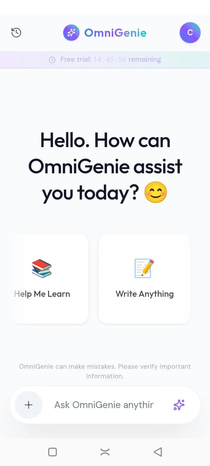 OmniGenie Screenshot