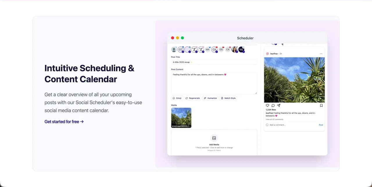 Scheduler.social Screenshot