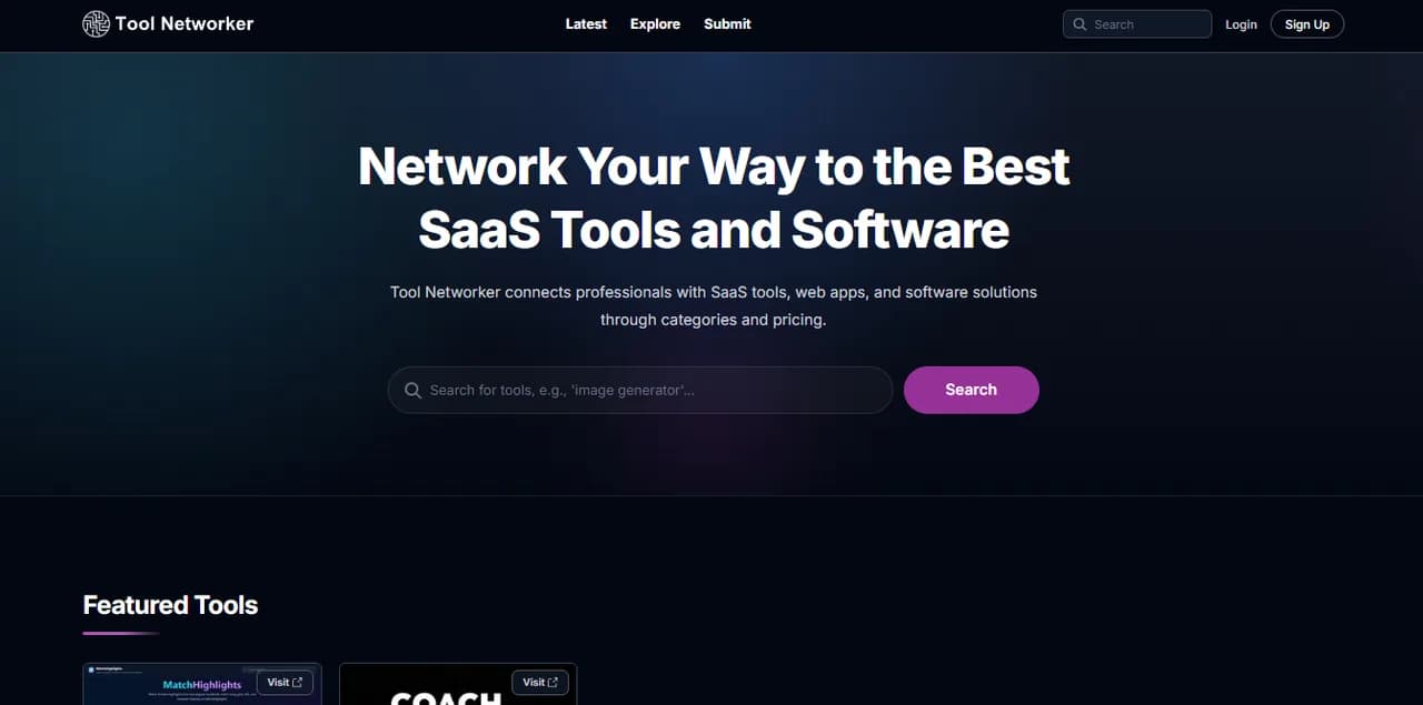 Tool Networker Screenshot
