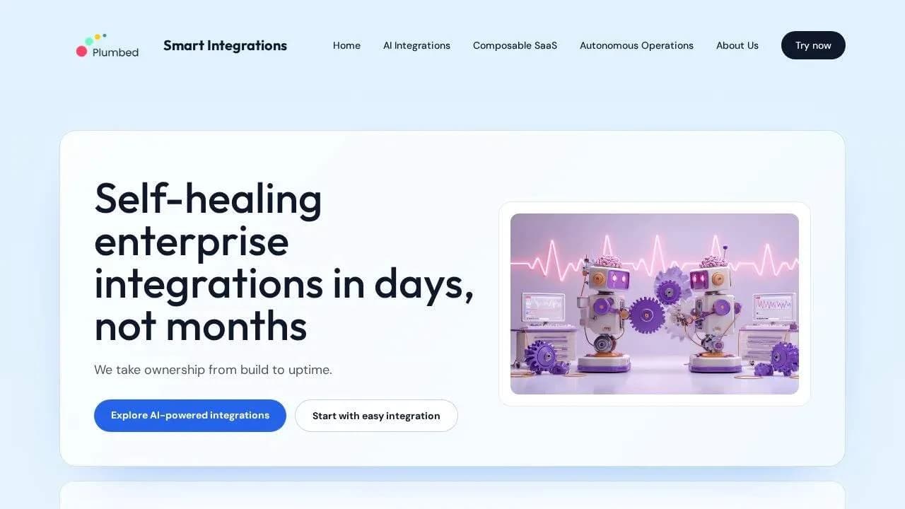 Self-Healing Integrations Screenshot