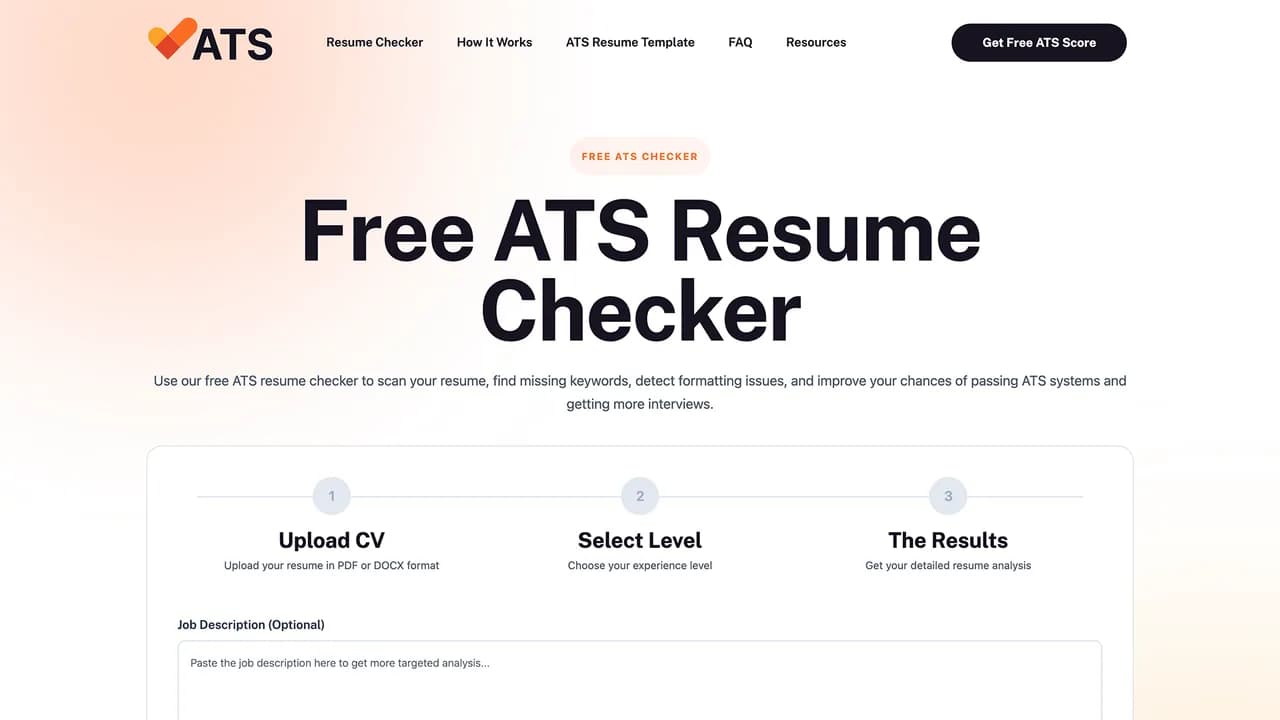 ATS Resume Free