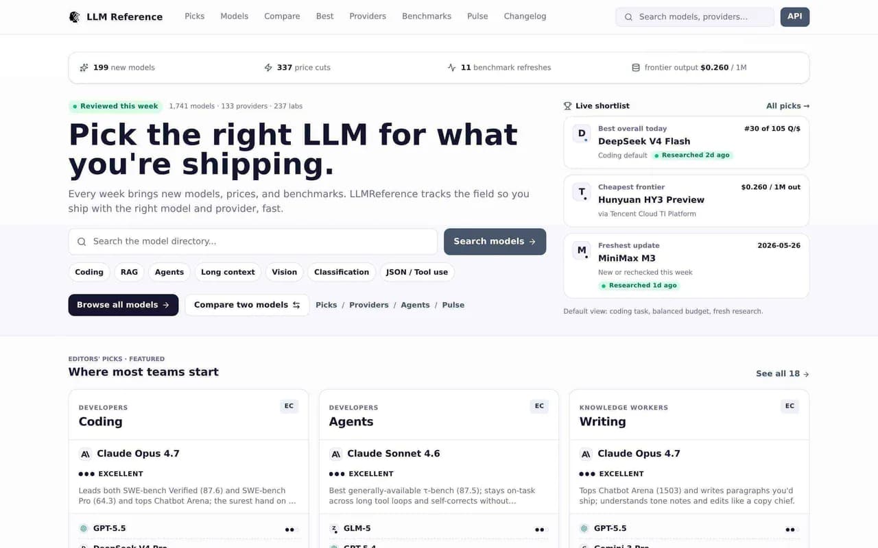 LLM Reference Screenshot