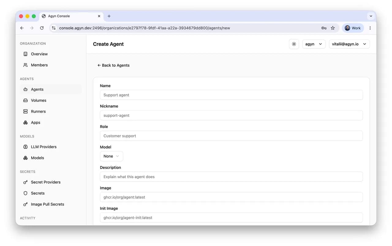 Agyn Screenshot