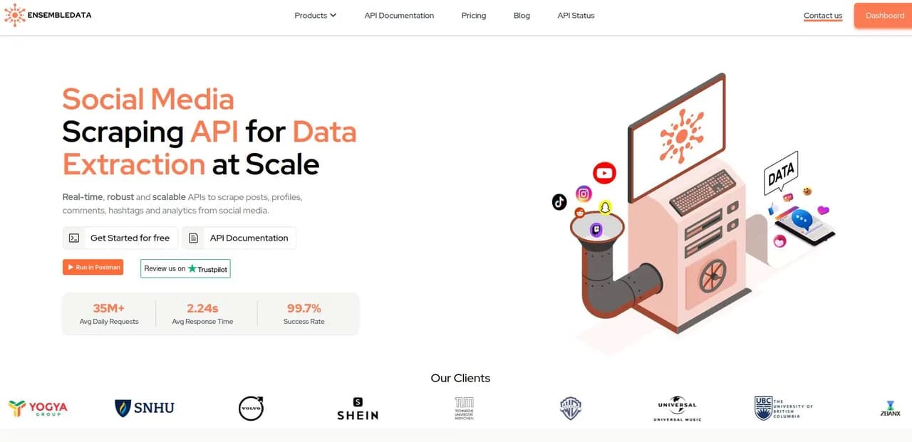 EnsembleData Screenshot
