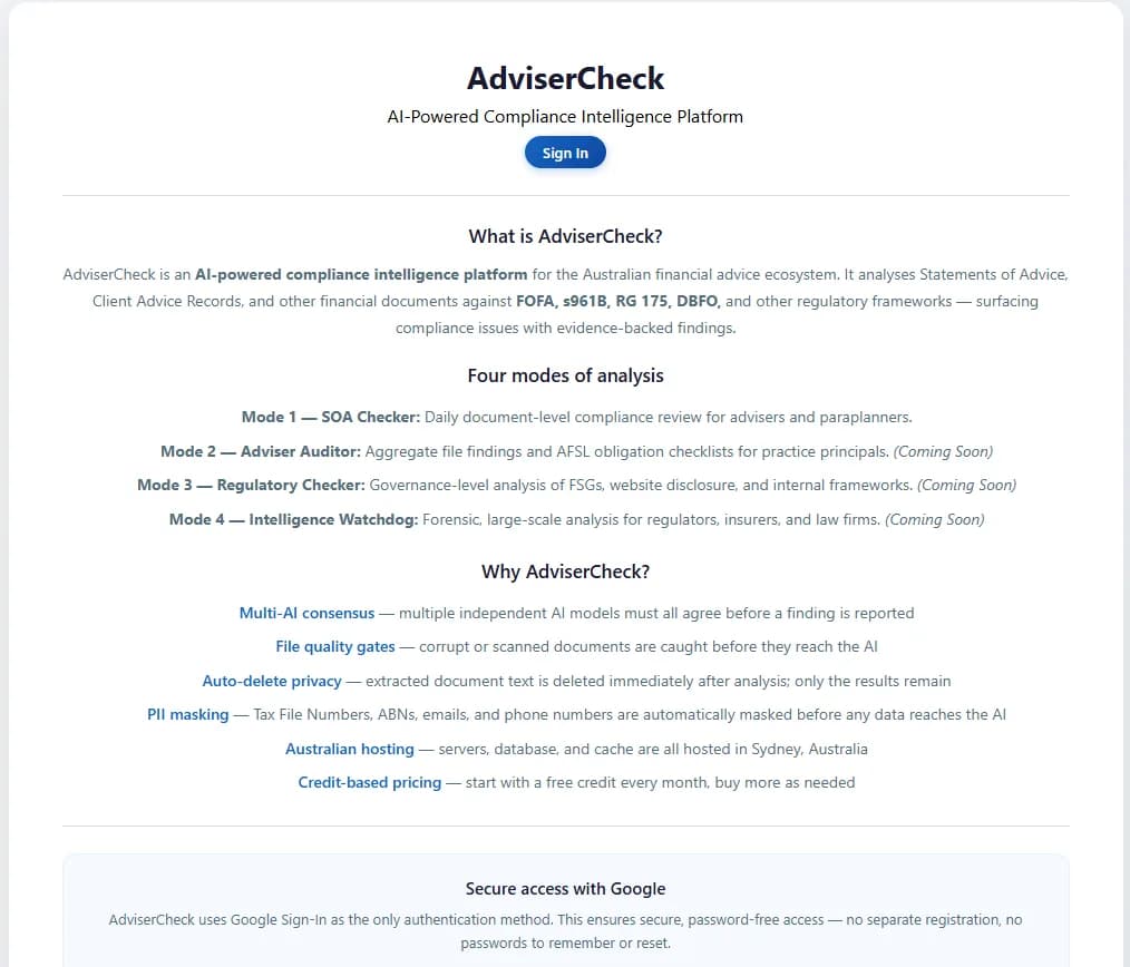 AdviserCheck