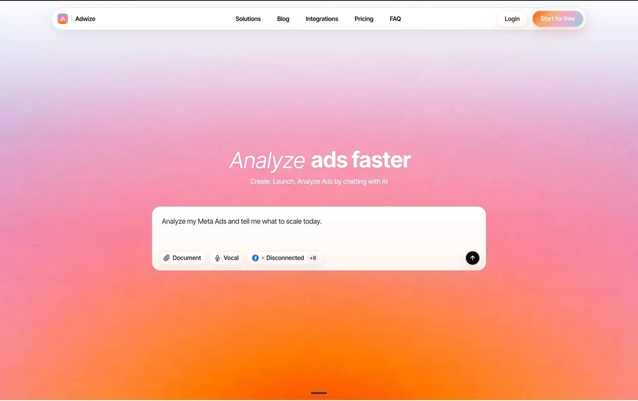 Adwize AI Screenshot