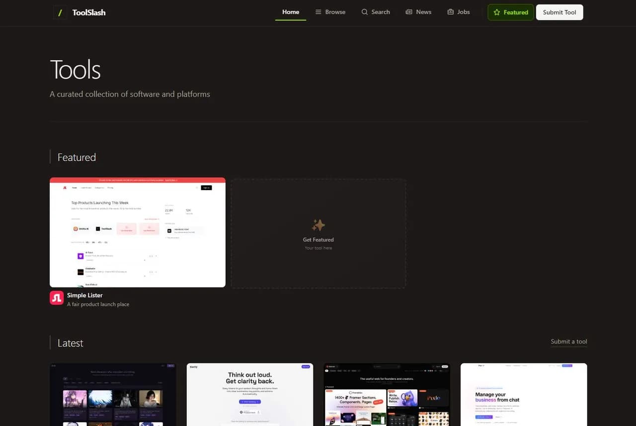 ToolSlash Screenshot