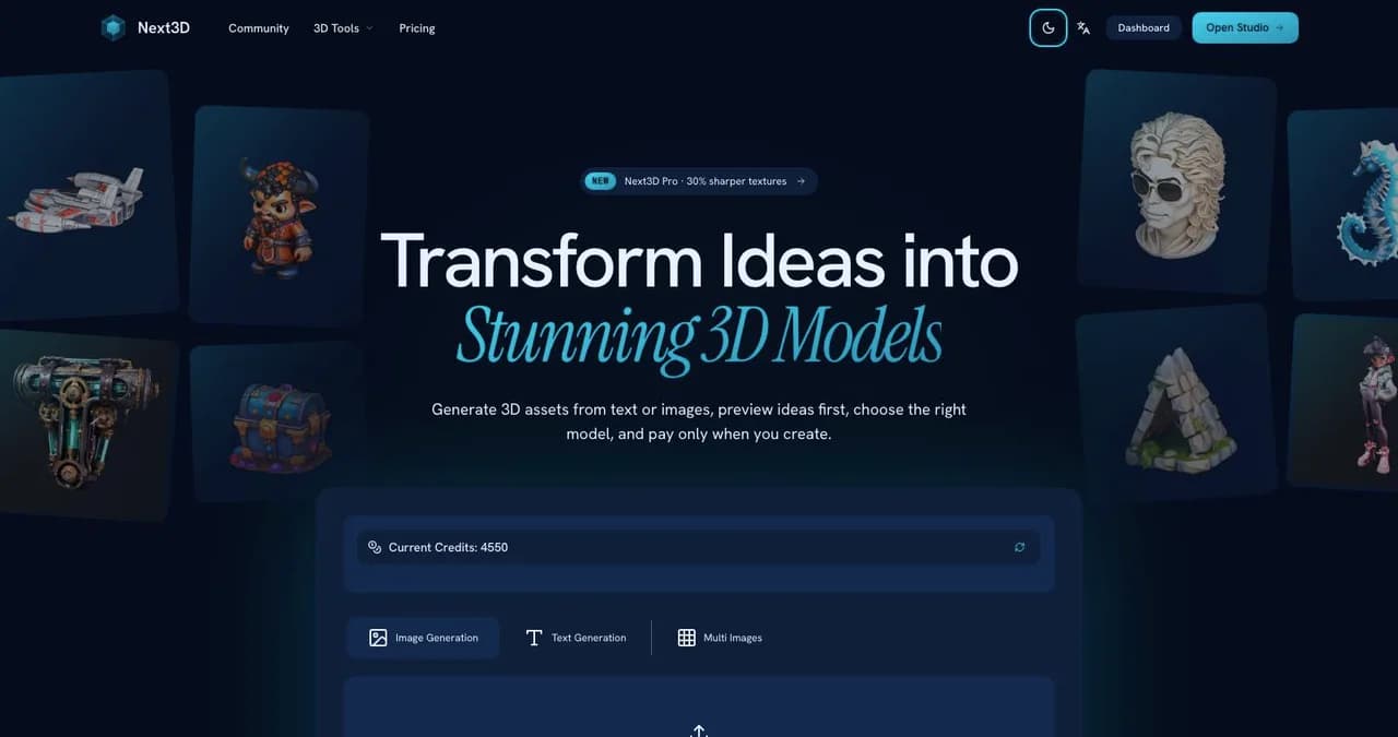 Next3D AI 3D Model Generator
