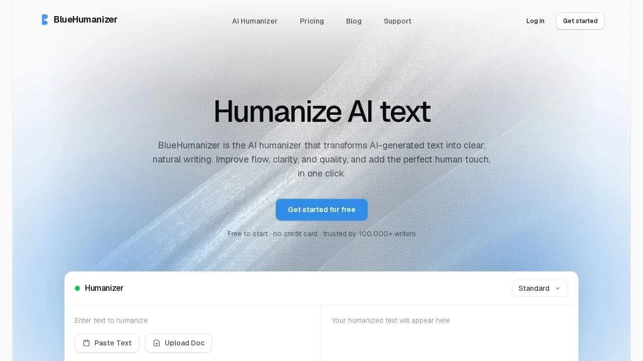 BlueHumanizer Screenshot