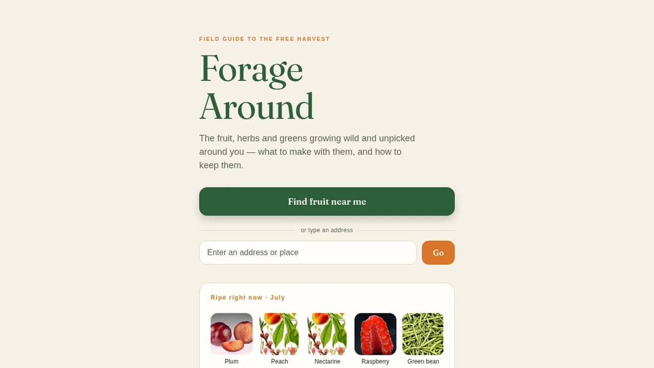 Forage Around Screenshot