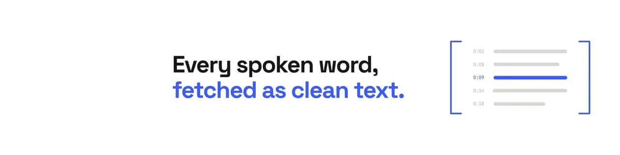 TranscriptFetch Screenshot