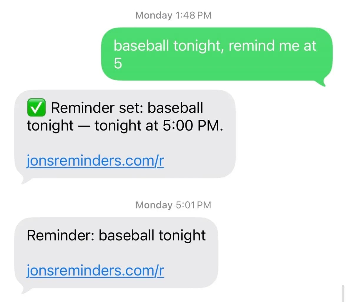 Jon's Reminders