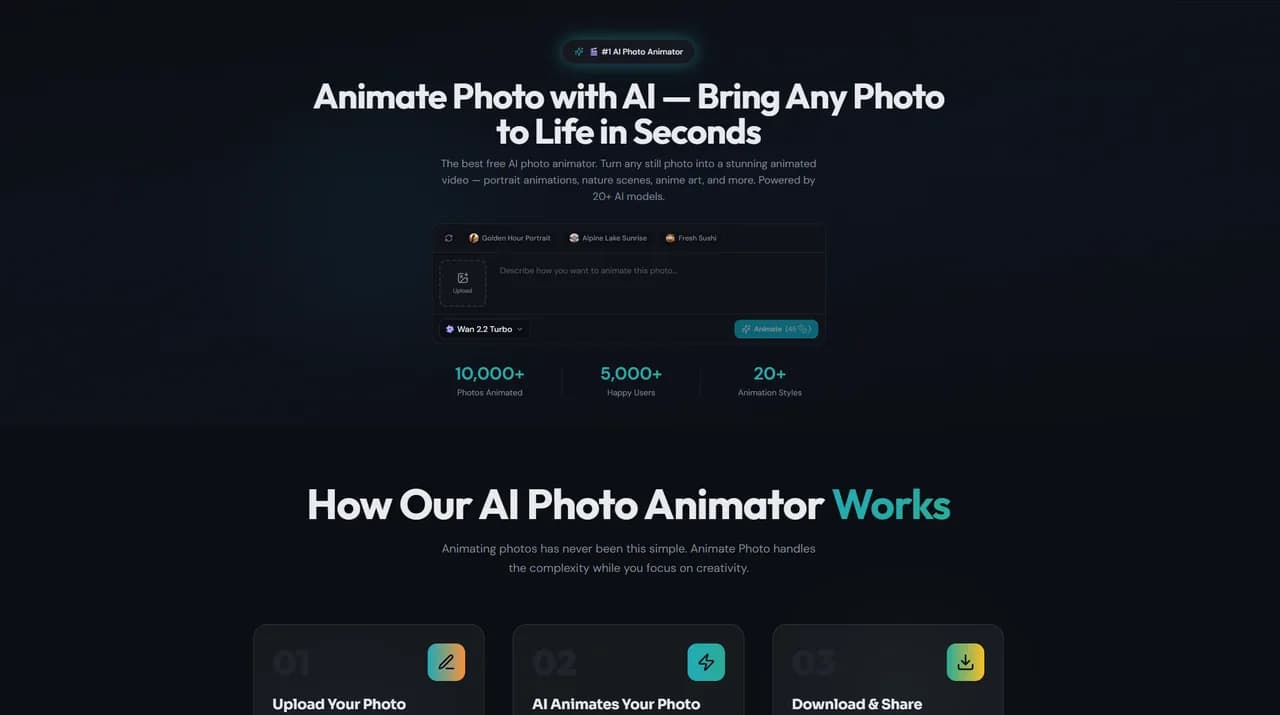 Animate Photo Screenshot