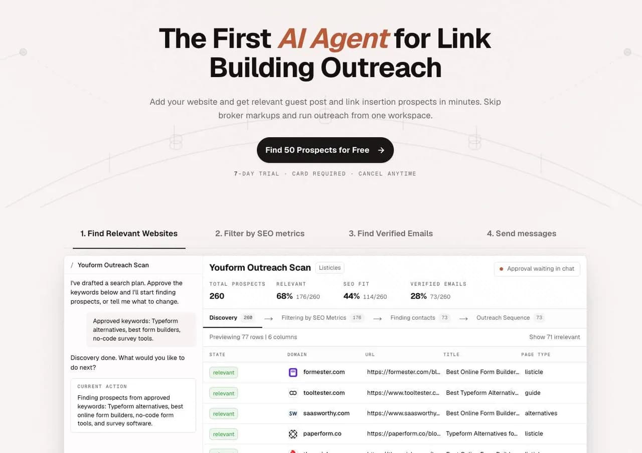 AutoBacklinks Screenshot